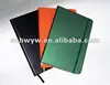 Promotional PU elastic notebook with pocket inside back cover