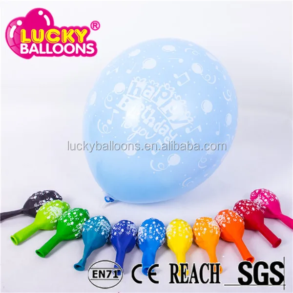 types of party balloons