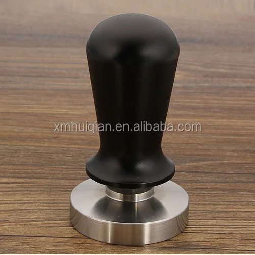 

Top quality customized 51mm 58mm pressure espresso coffee tamper, Black/red/purple in stock