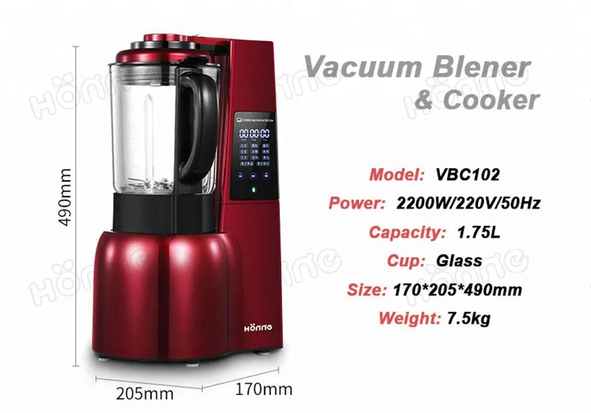 1.8l Electric Automatic Vacuum Juicer Blender With Glass Jug Buy