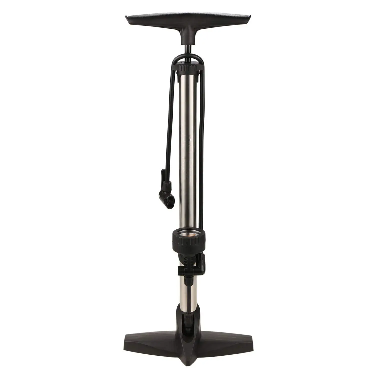 OVOS 180psi Ergonomic Bike Floor Pump with Gauge&Smart Valve Head