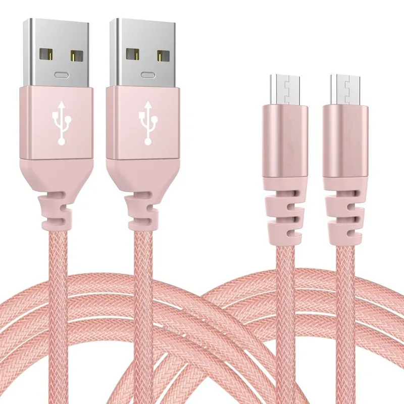 2018 Phones mobile 2.4A cable phone for huawei p10, durable fish- net braided usb 2.0 cable