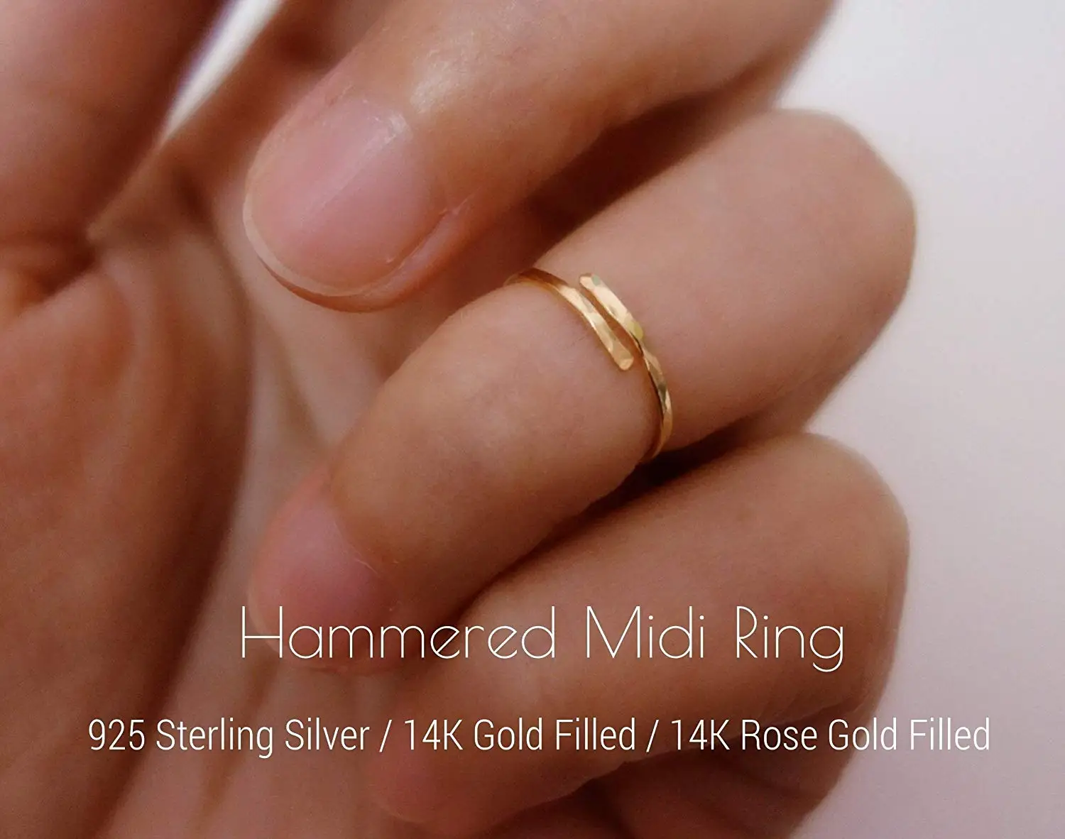 14k gold above the knuckle rings