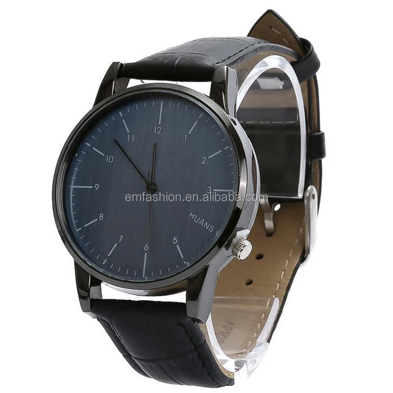 

Fashion Simple Classic Leather Wristband Men Watch