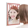 Time Magazine Cover Mirror Man of the Year Hanging Mirror Bedroom Mancave Home Bar Wall Decor Mimicking Reflector Funny Gag Gift