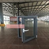 Teeyeo cheap unbreakbale burglar proof aluminum casement window with security wire mesh