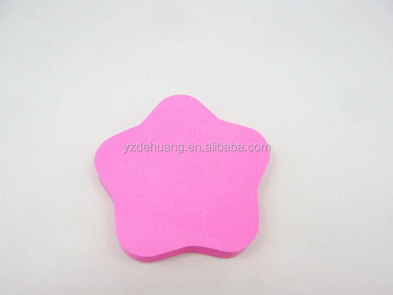 wholesale china supplier pink heart shaped custom sticky notes