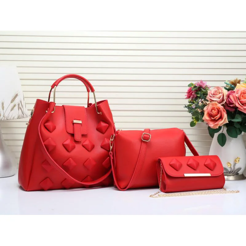 

2018 Bag Women Designer Handbag 3 in 1 Set Bag with Botton