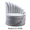 Leisure Living Home Hotel Furniture Fabric Chaise Lounge Studded Single Tufted Sofa Chair