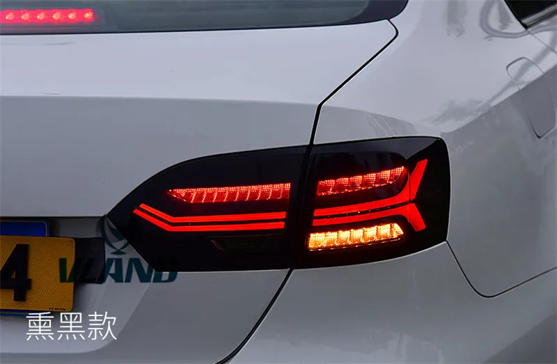 VLAND manufacturer for car lamp for Jetta 2012-2014 Sagitar LED tail lamp with sequential indicator+DRL+reverse light+park light