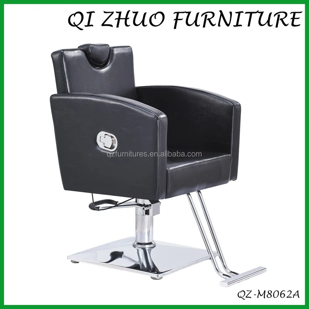 Foshan Hair Salon Chairs Gold Color Reclining Salon Chairs Qzm8070a