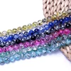 XULIN Charming Bead Landing, Crystal 12mm Round Glass Crackle Beads