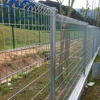 Guangzhou 2.4m height Hot Dip Galvanized Security Fence and Anti climb BRC wire mesh fence