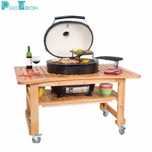 Image of Hot sale 29'' charcoal barbeque grill for garden kamado smoker wholesale