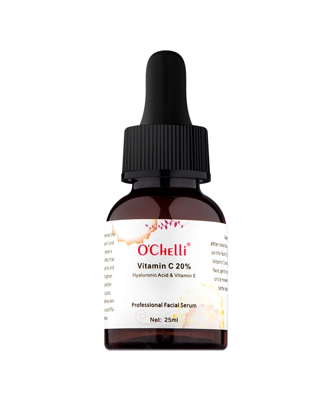 

OEM/ODM Natural Vegan 20% Vitamin C Serum with 11% Hyaluronic Acid