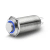 Factory direct cheap price mini colorful led push button metal wall switch