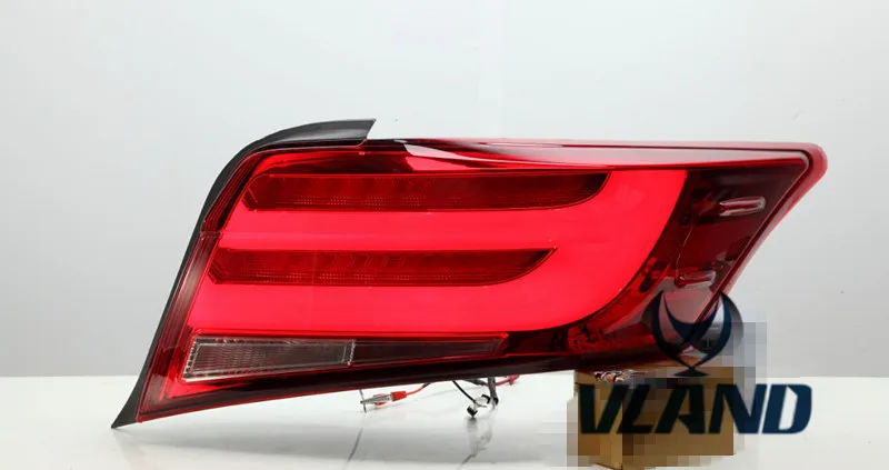 Vland factory car tail lamp for Vios LED light bar DRL taillight  Plug and Play for 2014-2016