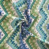 Wholesale printed polyester satin elastane lycra single jersey fabric