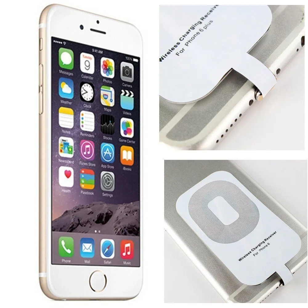 

New Qi Wireless Charging Pad and wireless receiver Used for iPhone Charger, N/a