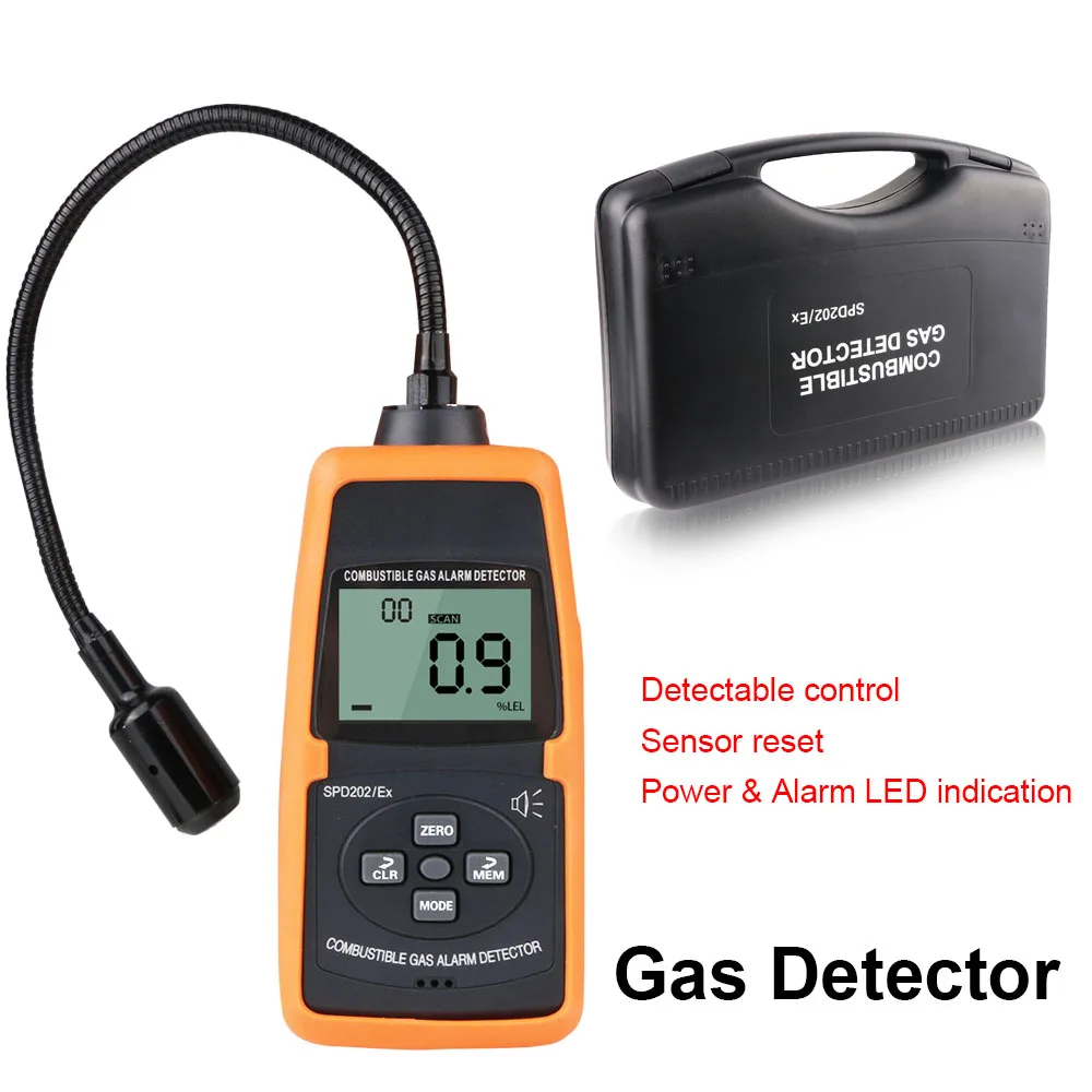 Spd202 Ex Combustible Natural Gas Detector Flammable Gas Leak Alarm With Tool Box Buy Digital Gas Detector Combustible Natural Gas Detector Flammable Gas Leak Alarm With Tool Box Product On Alibaba Com