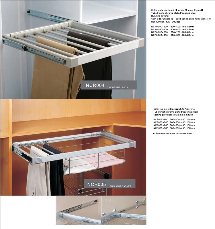 Wardrobe Fittings Pull Out Wardrobe Wire Basket Buy Rolling Wire
