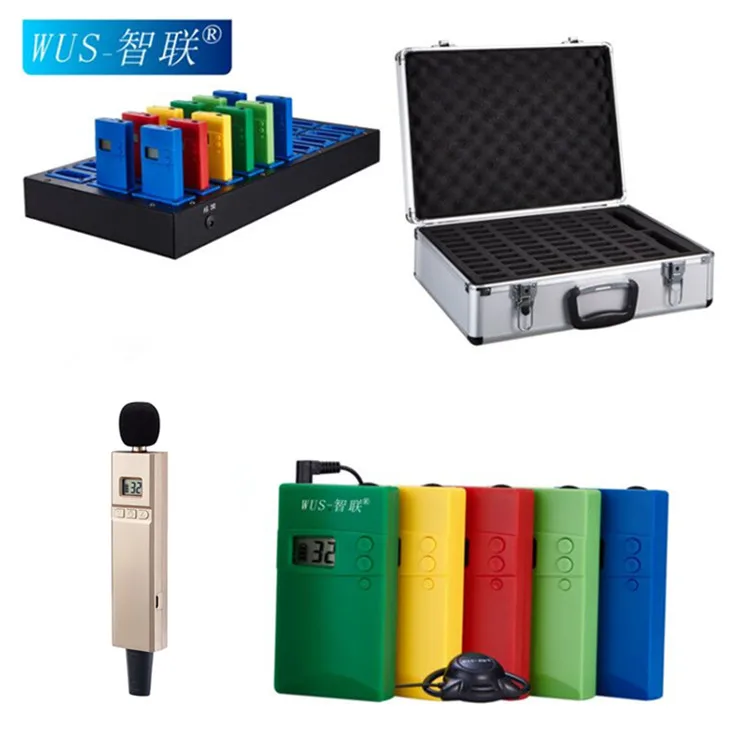 wireless audio guide tour devices for Umrah, radio guide system for hajj, USB charger receiver