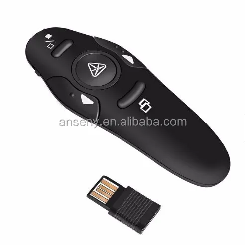 

Wireless Presenter 2.4GHz PPT Laser Flip Pen Wireless Laser pointer ,mouse Remote Control, USB Flip Laser