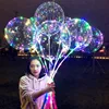 100% Giant round heart Luminous Party Balloon Helium Balloons For Party Wedding birthday Christmas Events Led Bobo Balloons