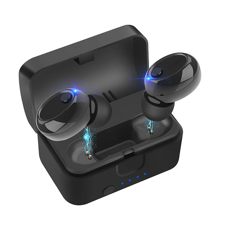 

Promotion cheap and high quality New sport earbuds mini wireless bluetooth 4.2 waterproof tws earphones For smartphone, Black