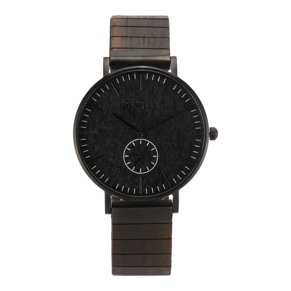 

Custom relojes hombre men and women watches wood leather band stainless steel quartz wrist watch with waterproof wristwatch