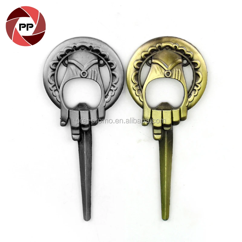 

Metal game of throne bottle opener, As picture