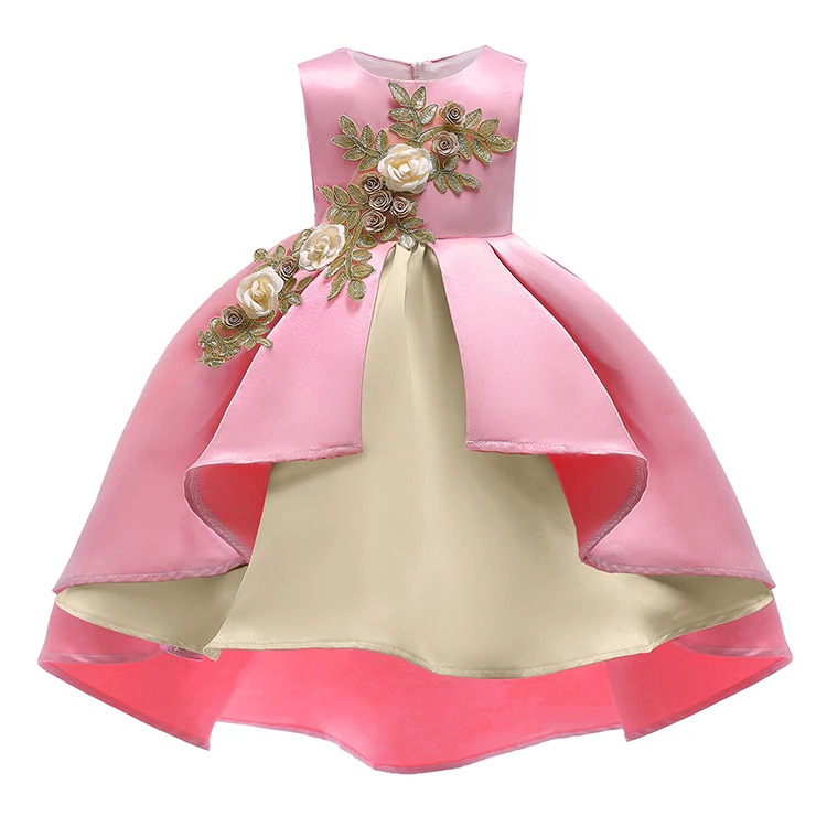 

Fashion flower pattern girl dresses kid formal evening party dress Girl's Princess Dress, N/a