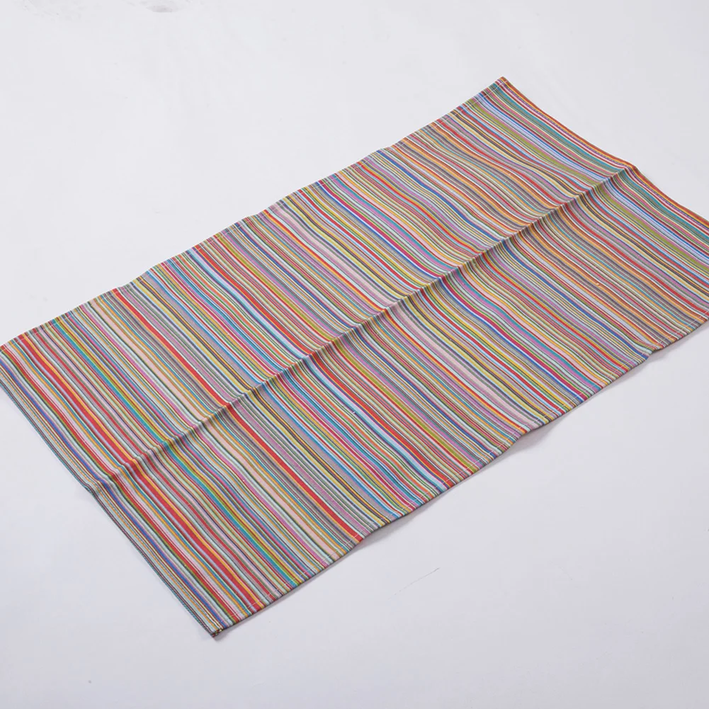 HY Striped Ho<em></em>neycomb Waffle Tea Towel 100% Cotton High Quality