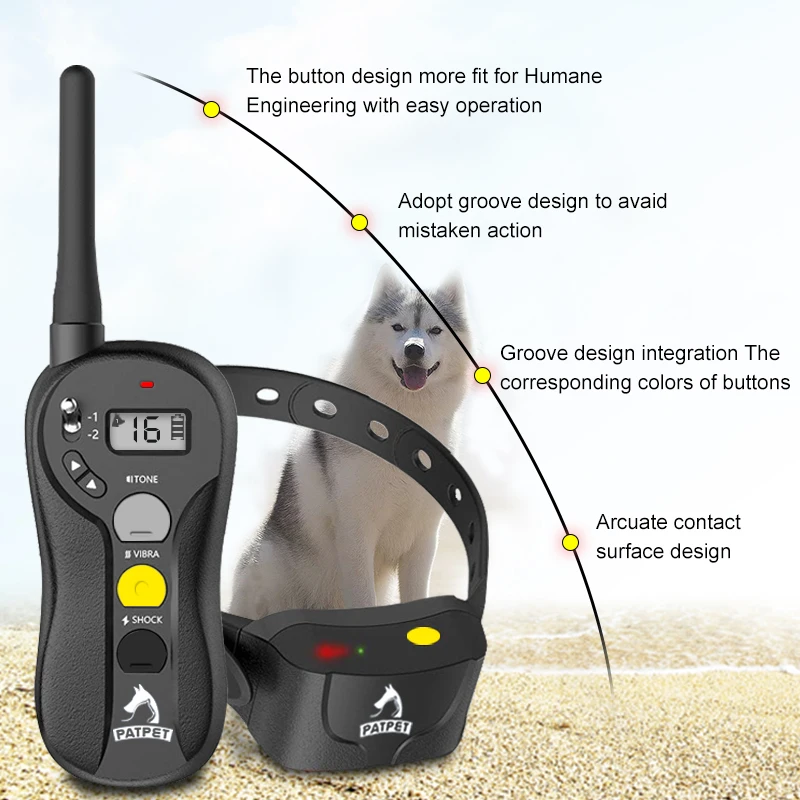 Rechargeable Dog Shock Collar/cat Shock Collar Pet Training Products