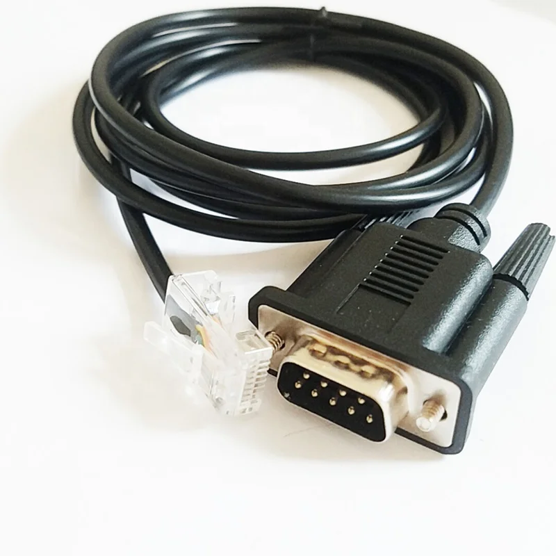 

rs232 db9 serial to rj45 8P8C console cable, Black,white,customize