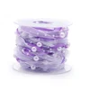 Gift Wedding Decor Satin Organza Chiffon Ribbon With Pearl Trim 76722