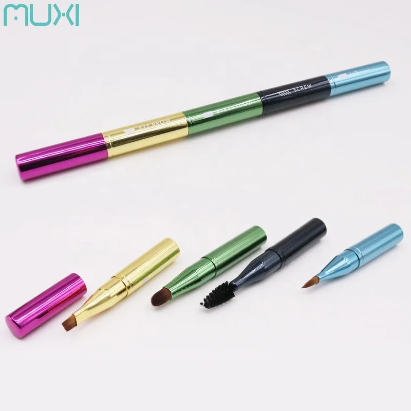 

Colorful 4 in 1 Multifunctional Eyebrow Eyeshadow Lip Mascara Makeup Cosmetic Brush