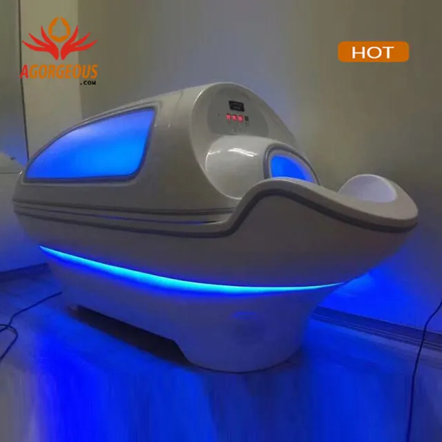 Multifunction 3 in 1 LED Light Spa Capsule + Hydrotherapy Water Massage + Wet Steam Sauna Chamber spa equipment