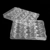 12 pcs clear macaron display case blister boxes plastic blister macaron blister macaron clamshell packaging with high quality