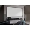 60" - 150" HD anti-light reflective home theater fixed frame projector screen for home movie