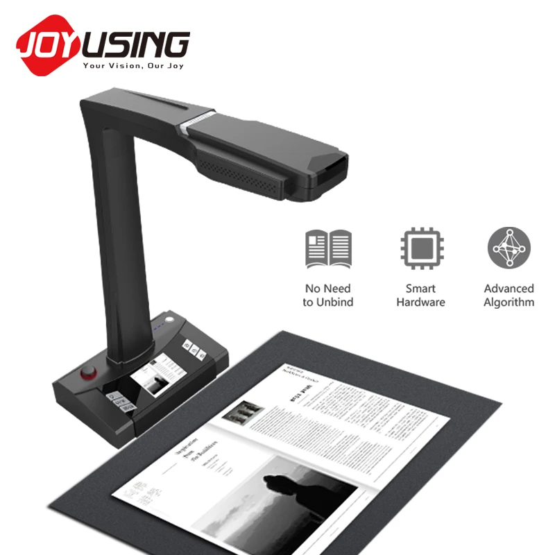 

Book Scanner Document Camera Joyusing 160 Support Remote Control IR Scan Area A3