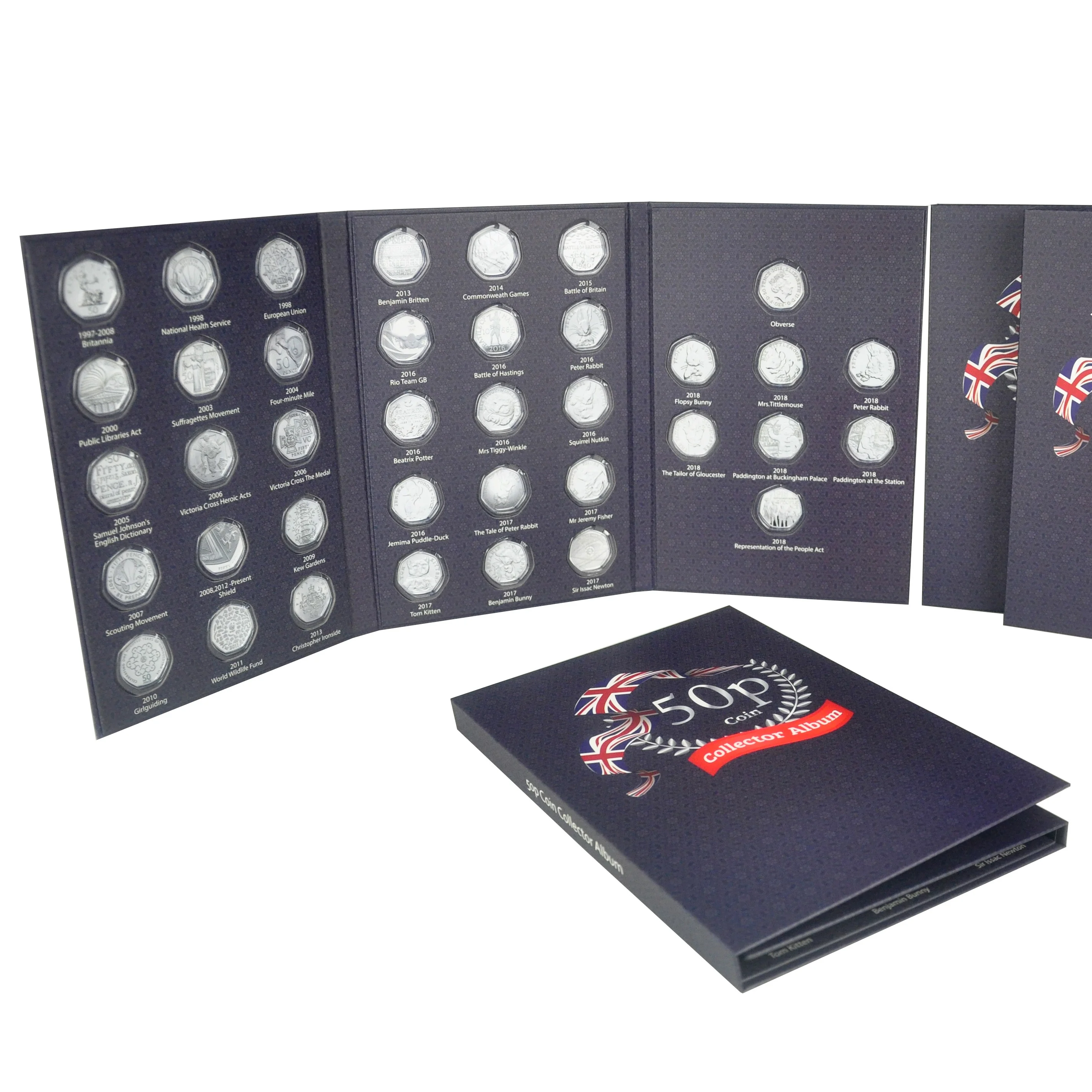 50p All Coin Collector Album Buy Coin Holder,Coin Album,Coin Folder