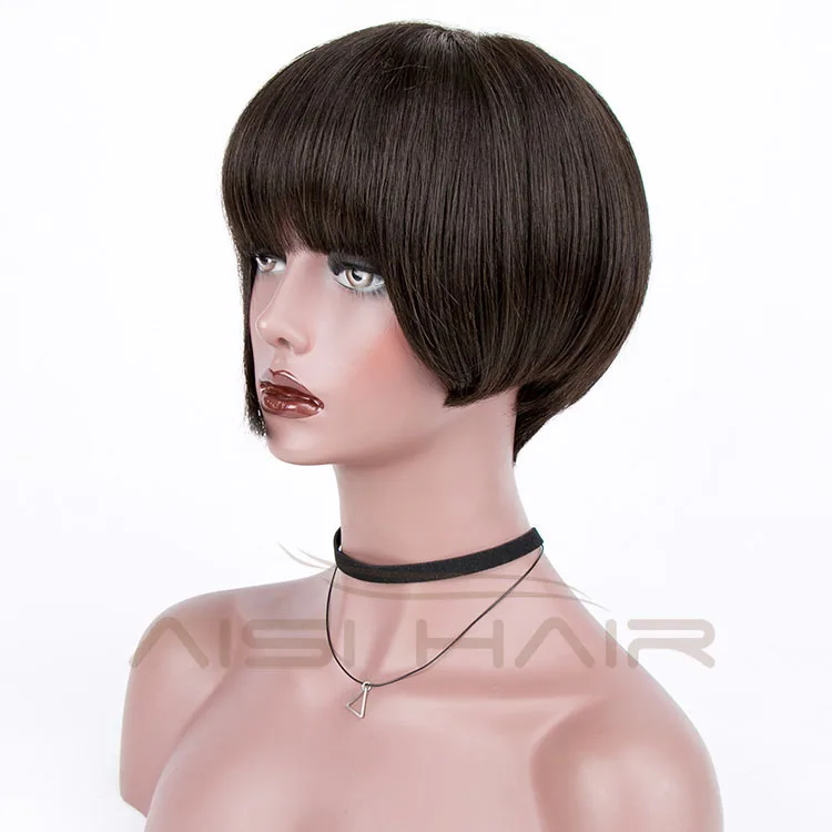 Aisi Hair Top Quality Grade 8a Virgin Remy Japan Human Hair Wig