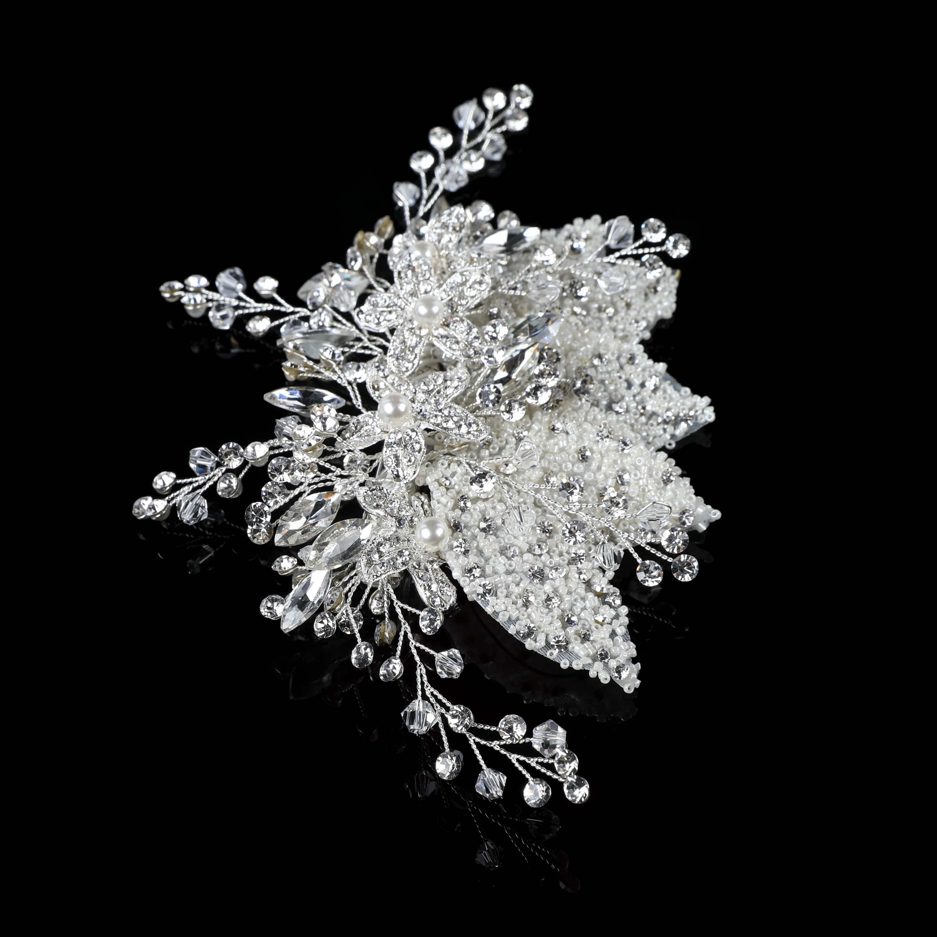 Woman bridal bride fancy women rhinestone handmade tiara hair accessories crystal wedding