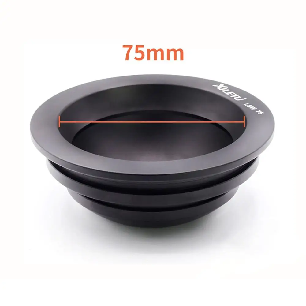 

XILETU LSW-75 ball bowl for professional Tripod ball bowl adapter for tripod DSLR Gitzo Manfrotto Sachtler Video Fluid Head, Black