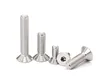 DIN7991 stainless steel hexagon socket bolt and machine screw