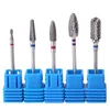 Tungsten Carbide Nail Drill Bit Foot Cuticle Clean Burr Bits for Nail Drill Machine
