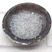 

Wholesale 0.6-0.8mm 450grams/bag Round Glass Beads Mini Diy No Hole Iridescent Clear Micro Caviar Beads Nail Art