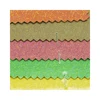 good quality yellow artificial pvc leather in stock lot for craft