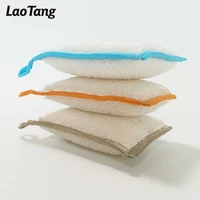 

Detergent Free Durable Bamboo Cellulose Kitchen Dish Cleaning Biodegradable Sponges Dishing Scouring Pads